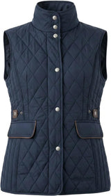 Hazy Blue Joanne Quilted Gilet