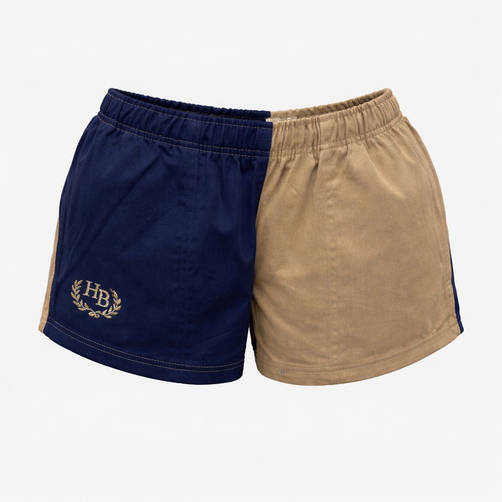 Hazy Blue Nelson Colour Block Shorts - Unisex Sports & Leisure