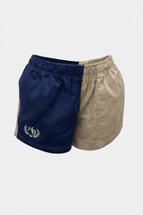 Hazy Blue Nelson Colour Block Shorts - Unisex Sports & Leisure