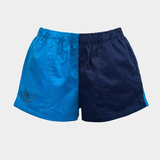 Hazy Blue Nelson Colour Block Shorts - Unisex Sports & Leisure