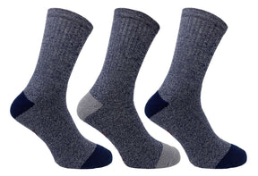 Bramble Mens Docks All Terrain Socks 3PK Mixed 6-11 Blue - Just £11.99! Shop now at Warwickshire Clothing. 