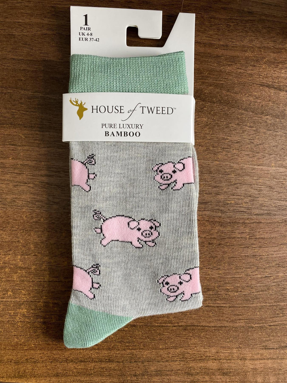 House of Tweed Pure Luxury Women's Bamboo Socks - Animal Pattern Collection - Just £5.99! Shop now at Warwickshire Clothing. 