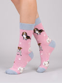 House of Tweed Pure Luxury Women's Bamboo Socks - Animal Pattern Collection