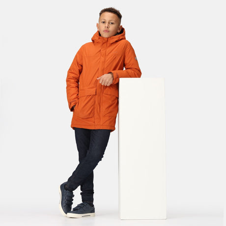 Regatta Kids' Farbank Waterproof Jacket - Just £24.99! Shop now at Warwickshire Clothing. 