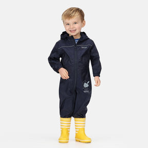 Regatta Kids' Puddle IV Waterproof All In One Rain Suit - Just £14.99! Shop now at Warwickshire Clothing. 
