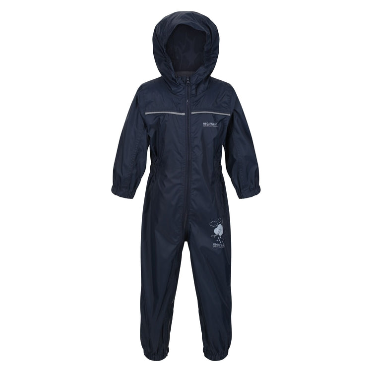 Regatta Kids' Puddle IV Waterproof All In One Rain Suit - Just £14.99! Shop now at Warwickshire Clothing. 
