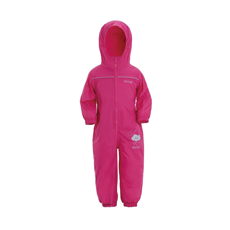 Regatta Kids' Puddle IV Waterproof All In One Rain Suit - Just £14.99! Shop now at Warwickshire Clothing. 