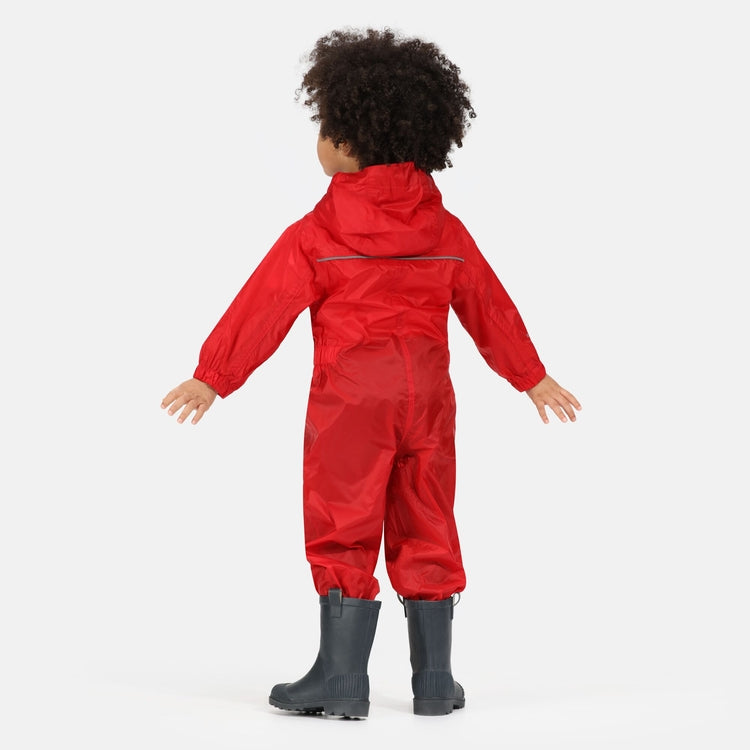 Regatta Kids' Puddle IV Waterproof All In One Rain Suit - Just £14.99! Shop now at Warwickshire Clothing. 