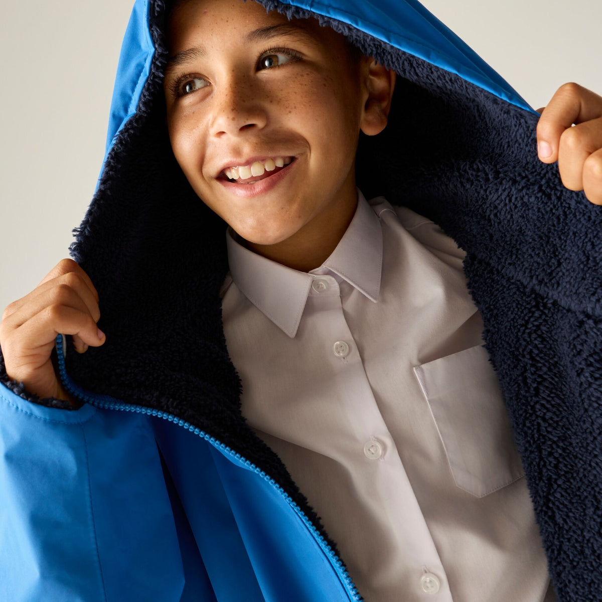 Junior Changing Robe Navy Blue