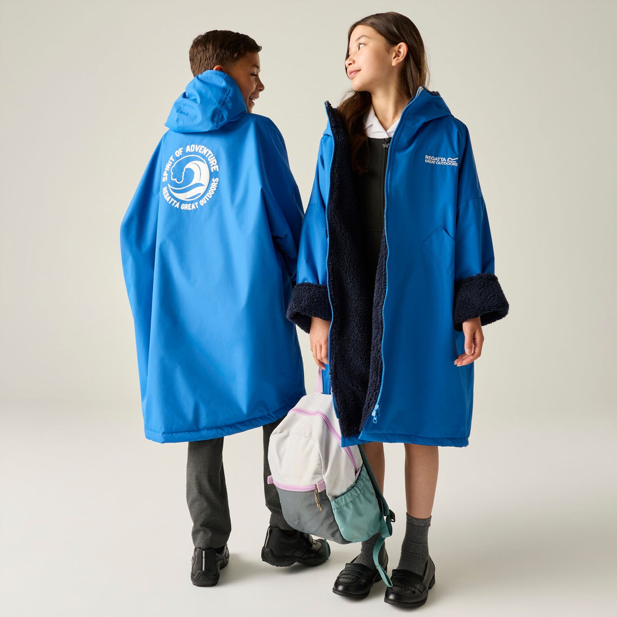 Junior Changing Robe Navy Blue