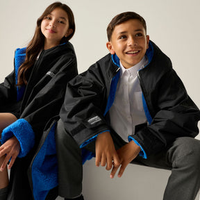 Junior Changing Robe Black Oxford Blue