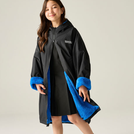 Junior Changing Robe Black Oxford Blue