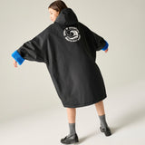 Junior Changing Robe Black Oxford Blue