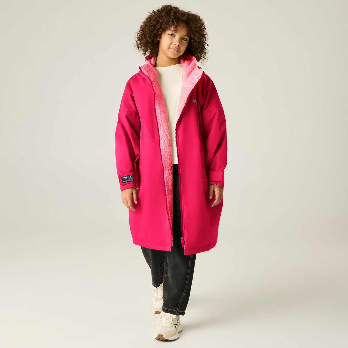 Junior Changing Robe Pink Potion Shell Pink