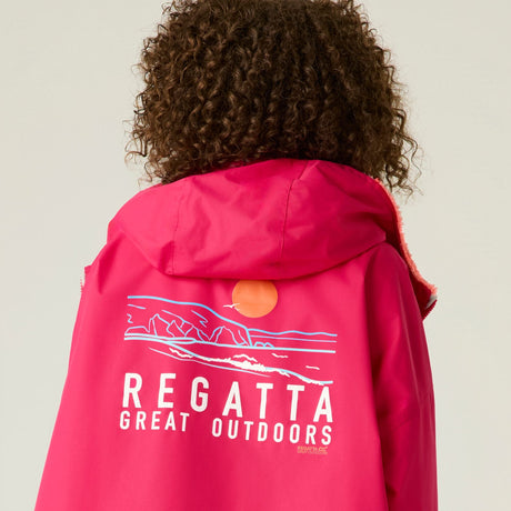 Junior Changing Robe Pink Potion Shell Pink