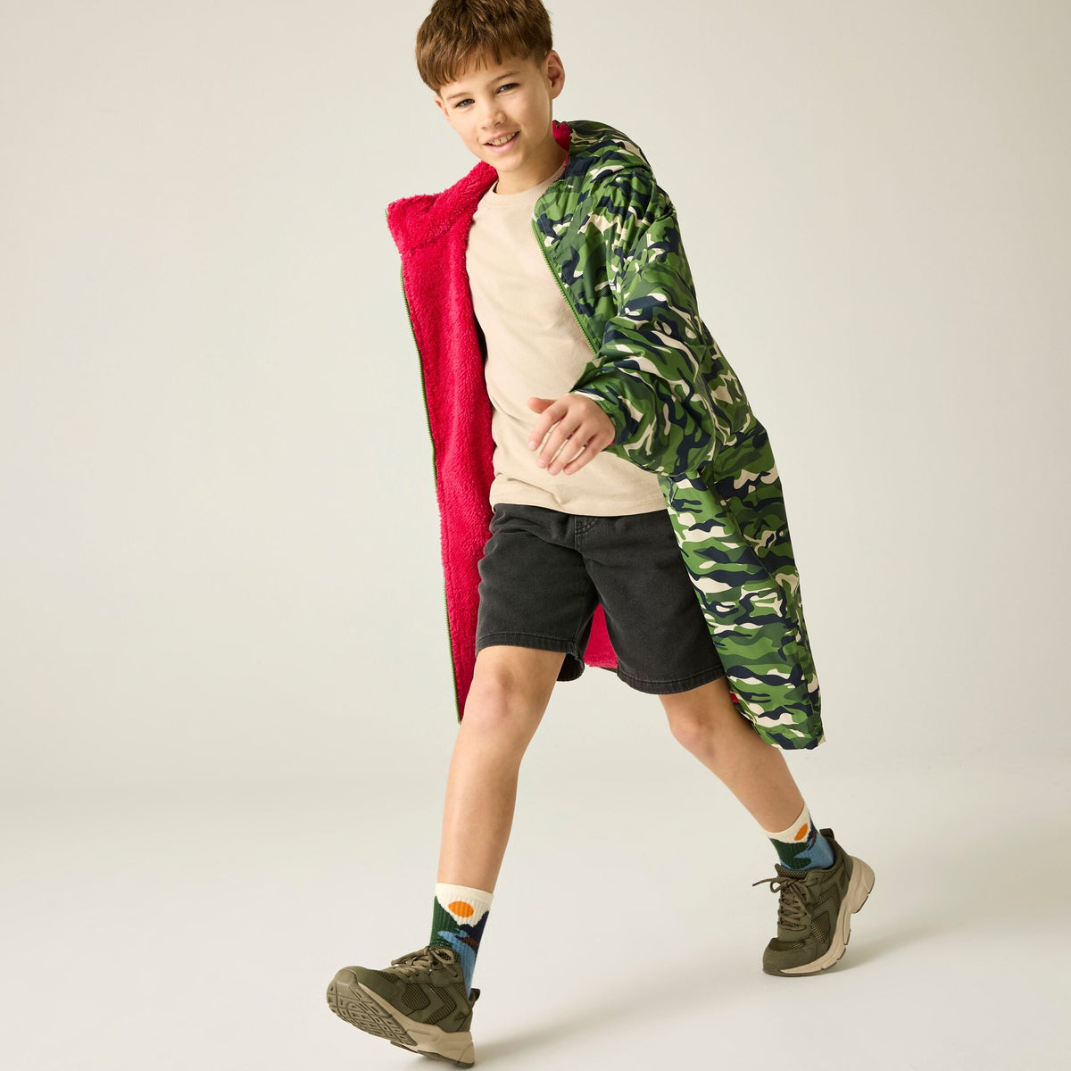 Junior Changing Robe Green