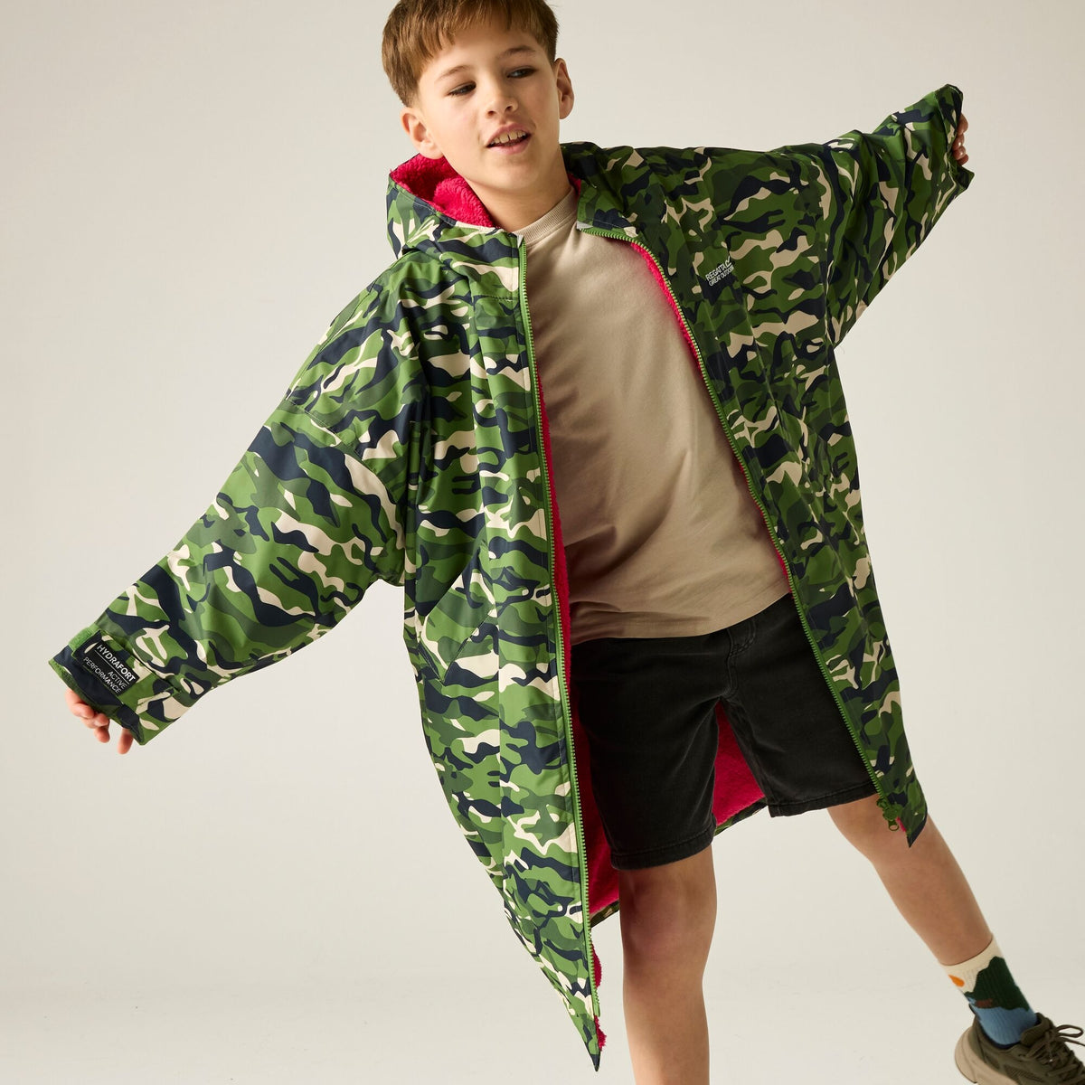 Junior Changing Robe Green
