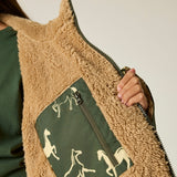 Junior Changing Robe Dark Khaki Horses