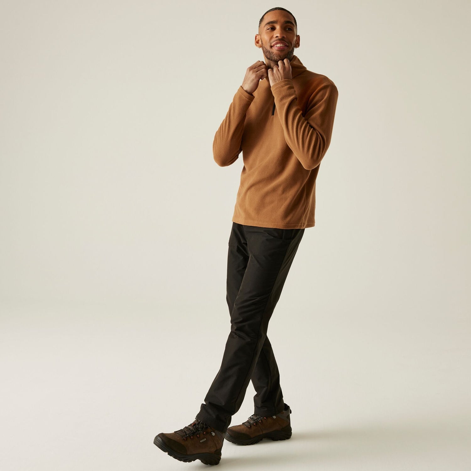 Regatta Mens Thompson Half Zip Light Micro Fleece