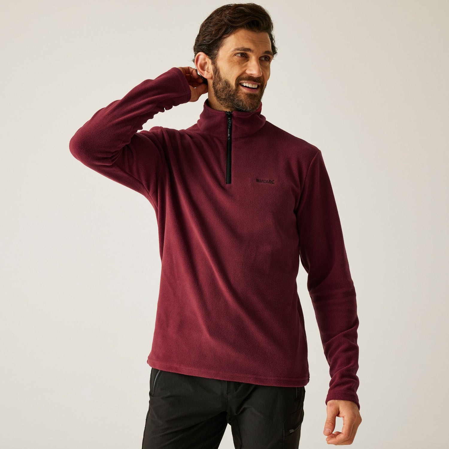 Regatta Mens Thompson Half Zip Light Micro Fleece