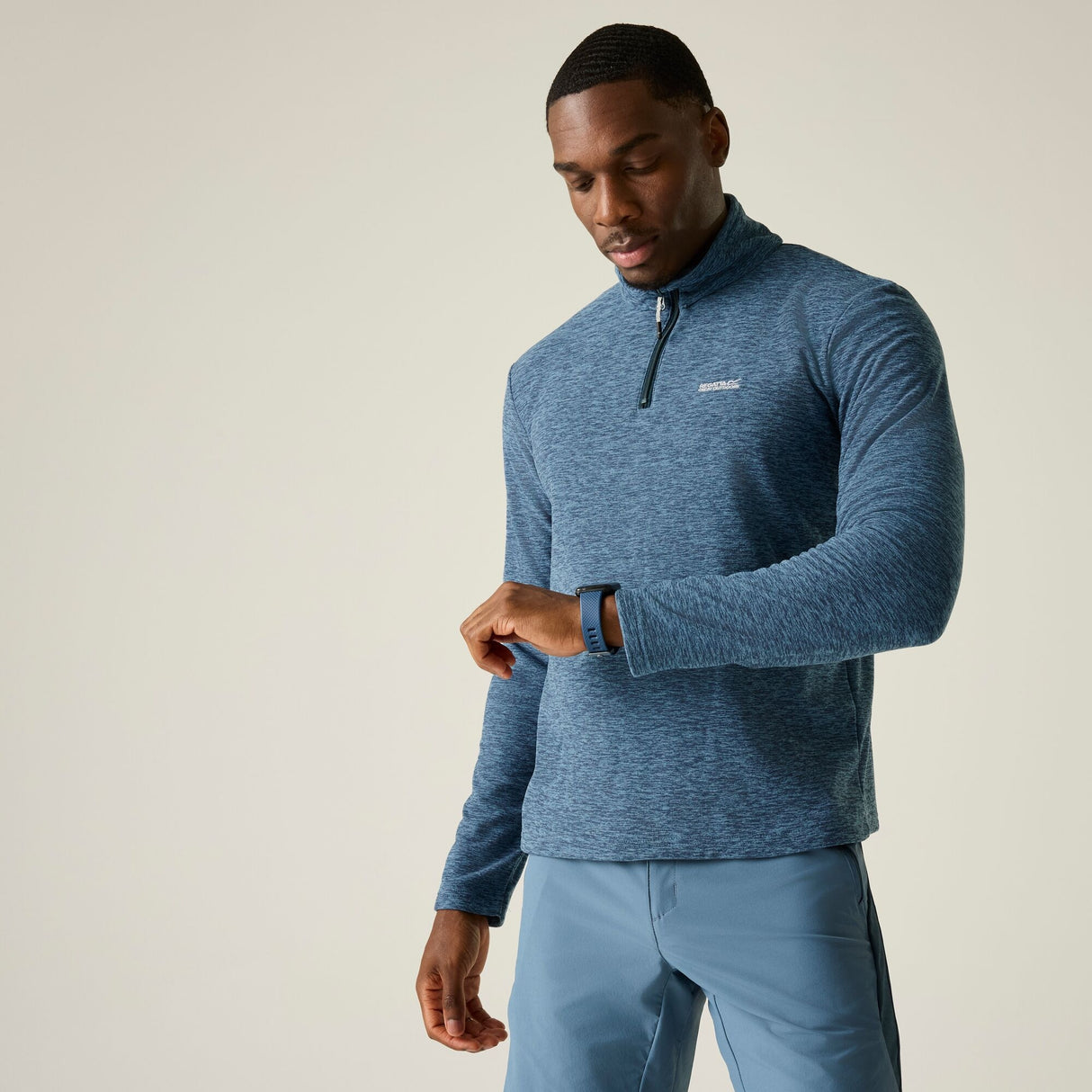 Regatta Mens Thompson Half Zip Light Micro Fleece