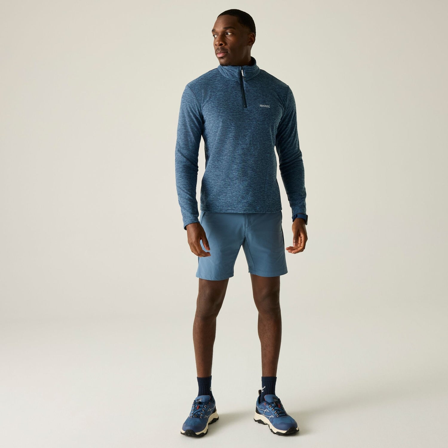 Regatta Mens Thompson Half Zip Light Micro Fleece