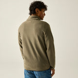 Men's Frankie Borg Colour Block Full Zip Fleece - Smokey Olive Dark Khaki