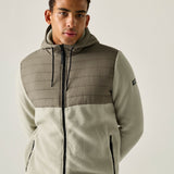 Men's Frankie Borg Hybrid Full Zip Fleece - Abbeystone Smokey Olive