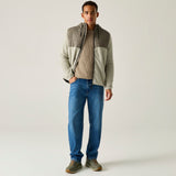 Men's Frankie Borg Hybrid Full Zip Fleece - Abbeystone Smokey Olive