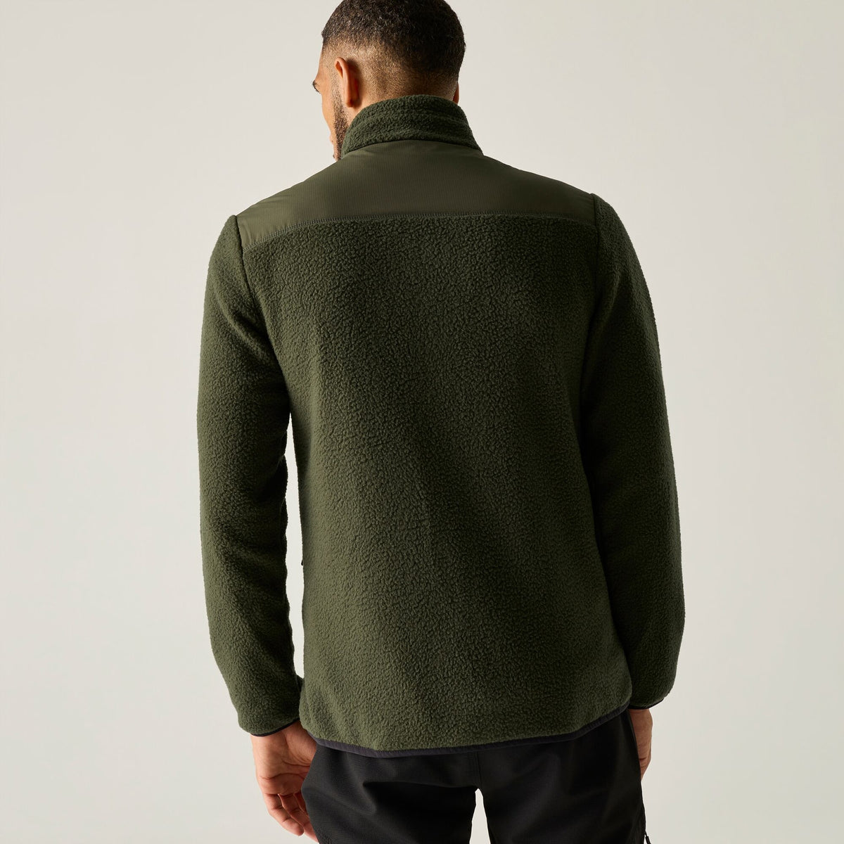 Men's Morran Water Resistant Full Zip Fleece - Dark Khaki