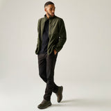 Men's Morran Water Resistant Full Zip Fleece - Dark Khaki