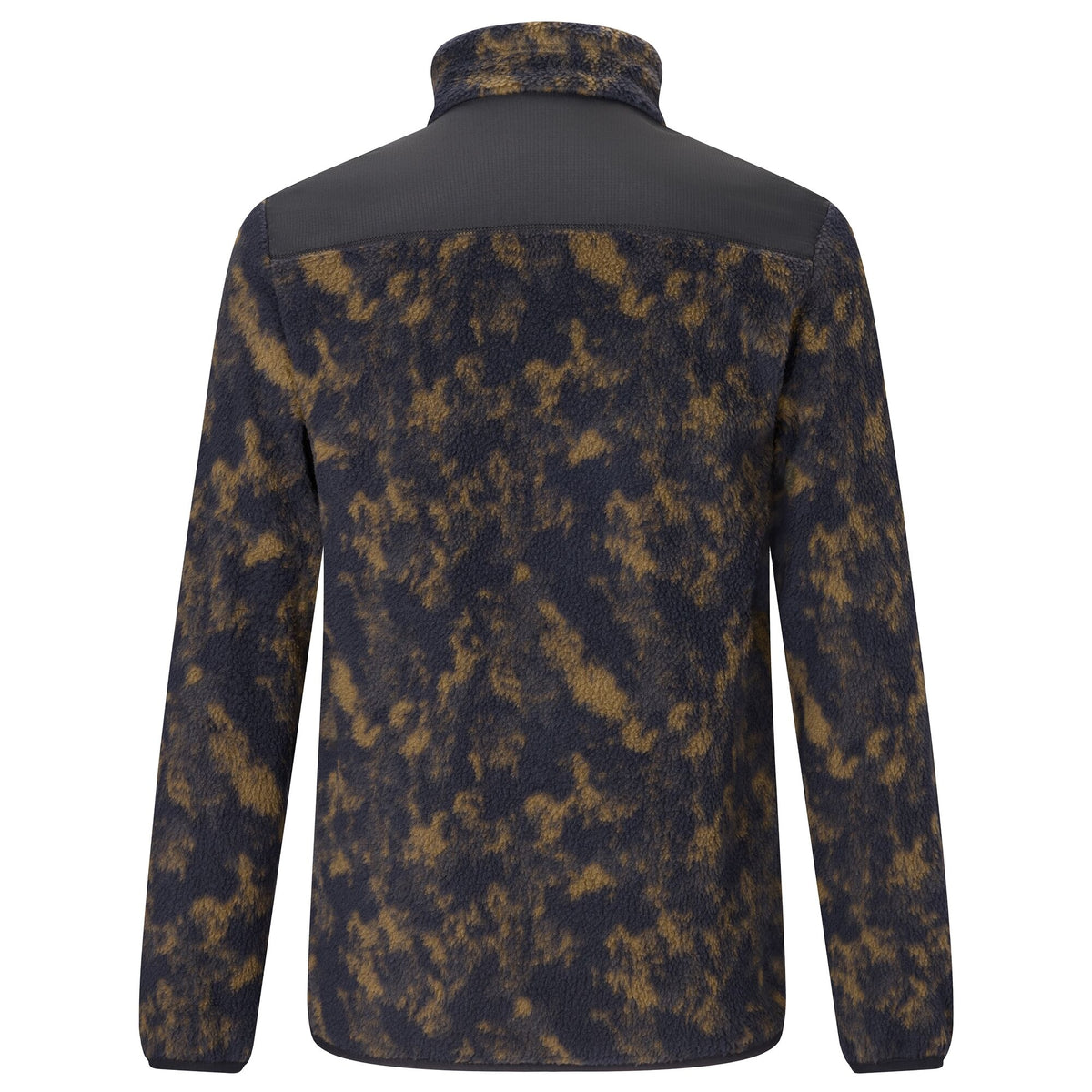 Men's Morran Water Resistant Full Zip Fleece | Textured Print Black