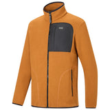 Men's Frankie Borg Full Zip Fleece Rich Tan Black