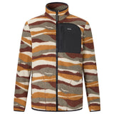Men's Frankie Borg Full Zip Fleece - Ground Coffee Mountain Range