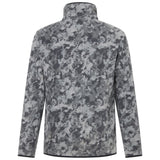 Men's Frankie Borg Half Zip Fleece - Misty Grey Winter Camo