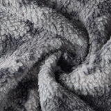 Men's Frankie Borg Half Zip Fleece - Misty Grey Winter Camo