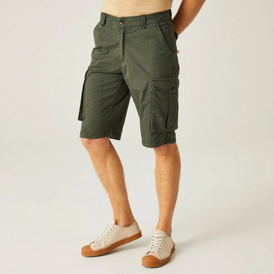 Regatta Mens Shorebay Cargo Breathable Cotton Shorts - Just £19.99! Shop now at Warwickshire Clothing. 