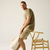 Regatta Mens Shorebay Cargo Breathable Cotton Shorts