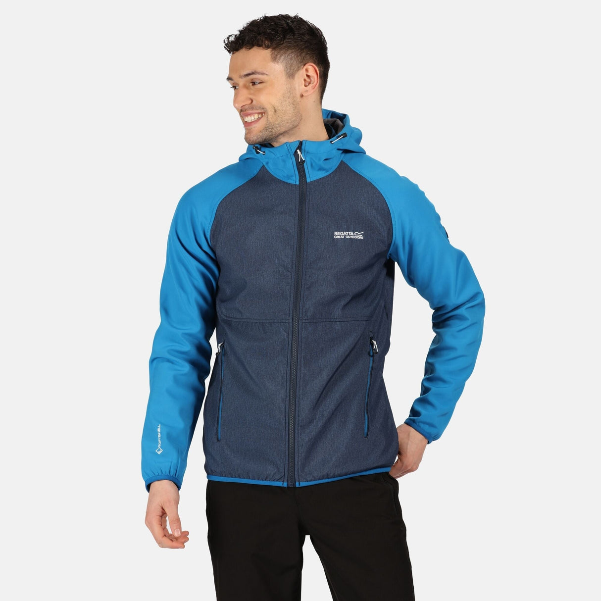 Men's Arec II Hooded Softshell Walking Jacket - Premium clothing from Regatta - Just $24.99! Shop now at Warwickshire Clothing