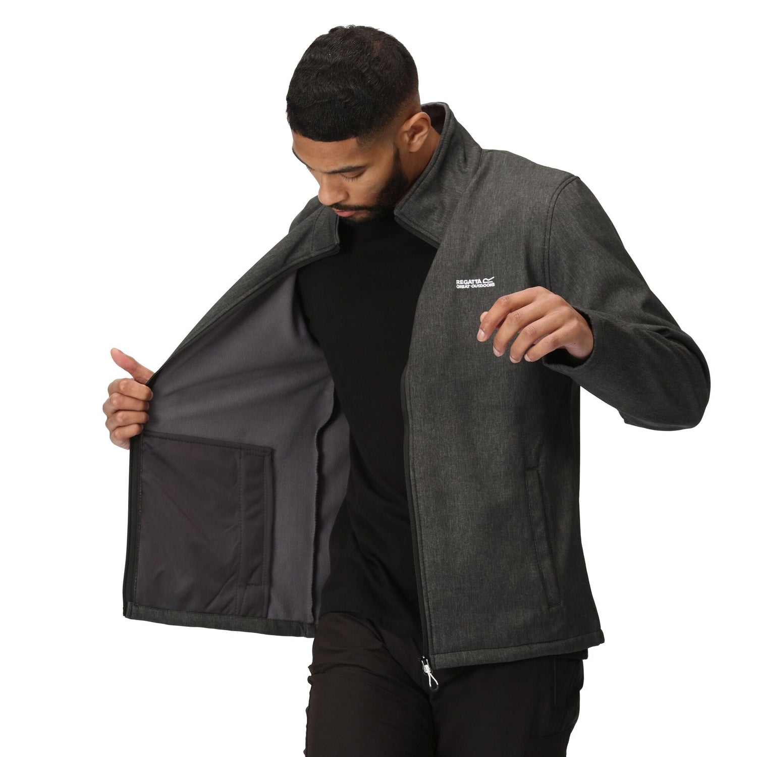 Regatta Men's Cera V Softshell Jacket - Just £23.99! Shop now at Warwickshire Clothing. 