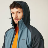 Regatta Mens Arec III Outdoor Hooded Softshell Jacket - Just £29.99! Shop now at Warwickshire Clothing. 