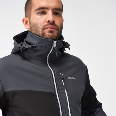 Regatta Men's Hewitts IX Softshell Jacket - Just £39.99! Shop now at Warwickshire Clothing. 