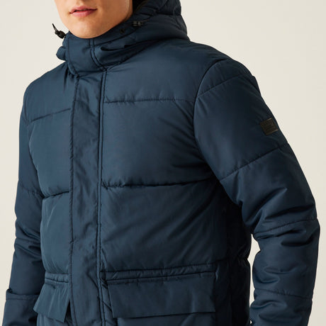 Regatta Men's Falkner Baffled Jacket Navy - Just £64.99! Shop now at Warwickshire Clothing. 