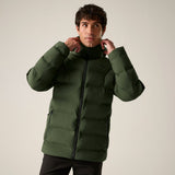 Men's Altoro Thermal Puffer Jacket - Dark Khaki Sunset