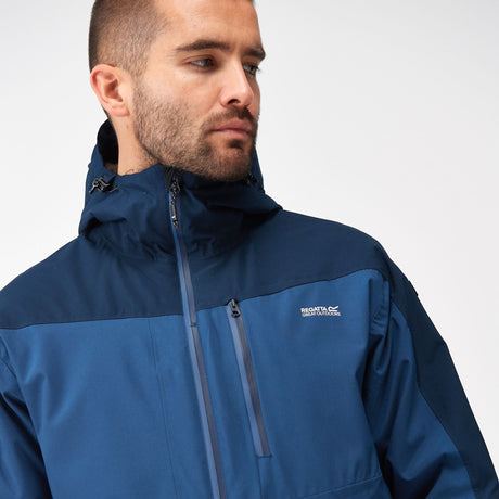 Regatta Men's Wentwood VIII 3-In-1 Waterproof Jacket Navy - Just £49.99! Shop now at Warwickshire Clothing. 