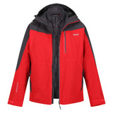 Regatta Men's Wentwood VIII 3-In-1 Waterproof Jacket Danger Red - Premium clothing from Regatta - Just $49.99! Shop now at Warwickshire Clothing