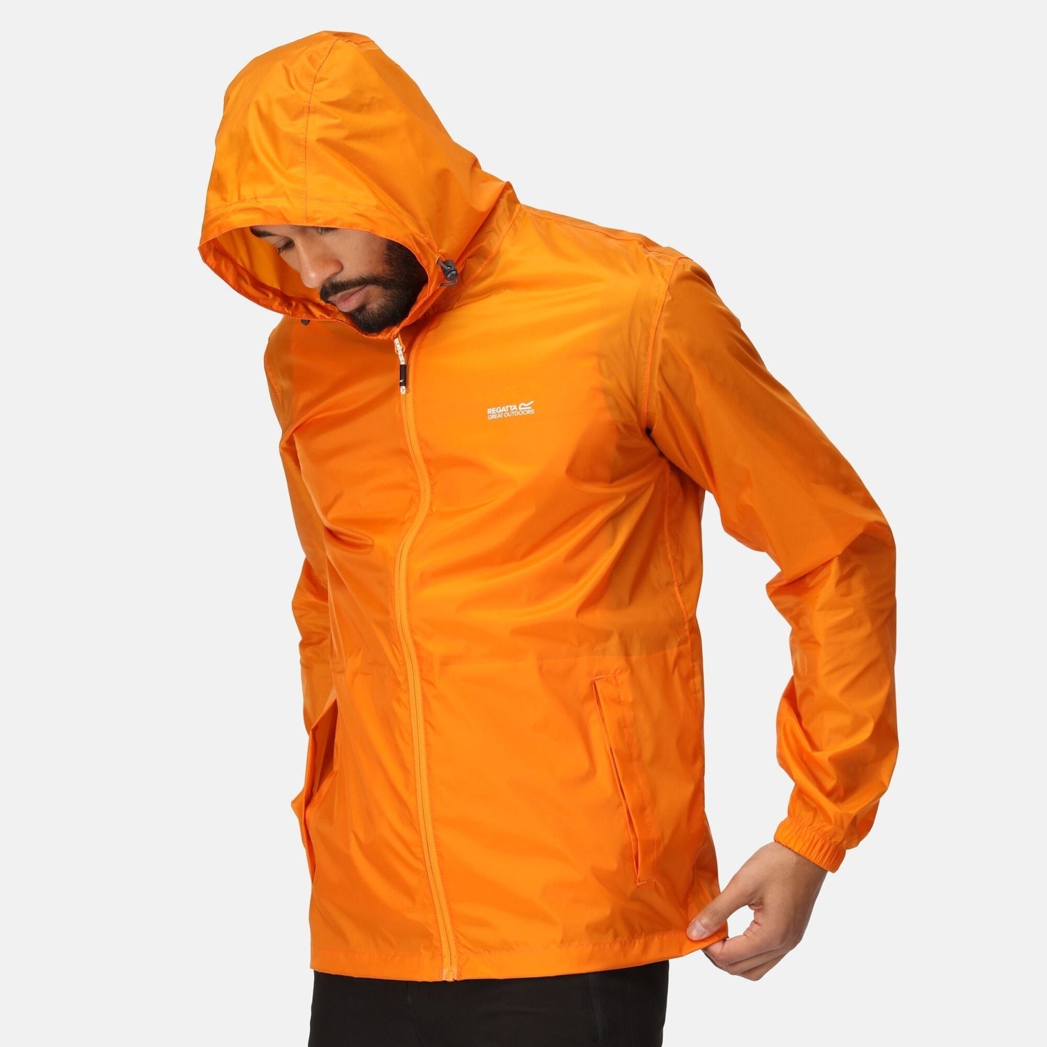Regatta Mens Waterproof Pack It Jacket with Bag - Just £17.99! Shop now at Warwickshire Clothing. 