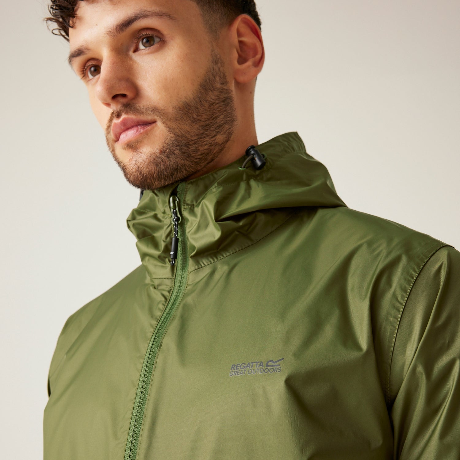 Regatta Mens Waterproof Pack It Jacket with Bag - Just £17.99! Shop now at Warwickshire Clothing. 