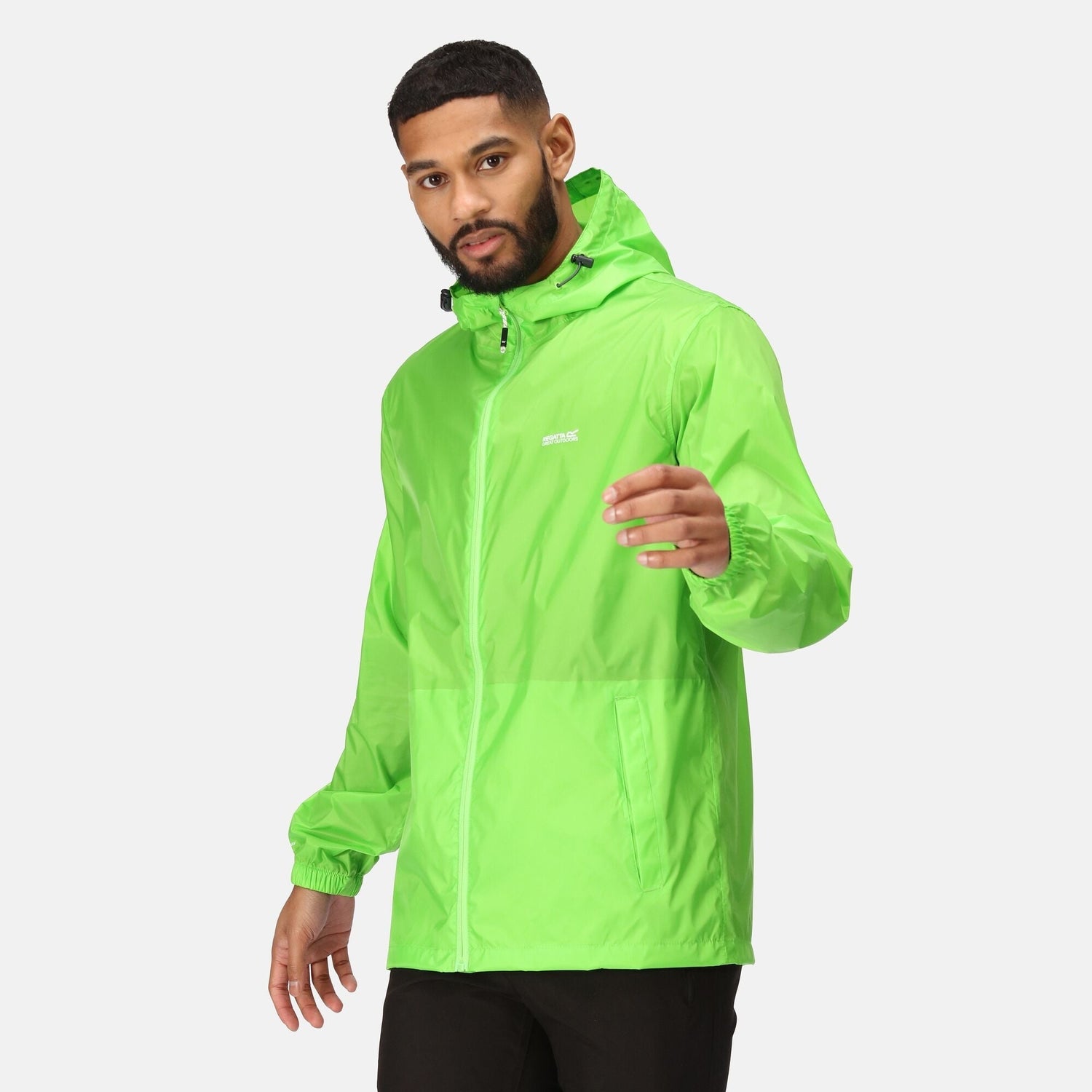 Regatta Mens Waterproof Pack It Jacket with Bag - Just £17.99! Shop now at Warwickshire Clothing. 