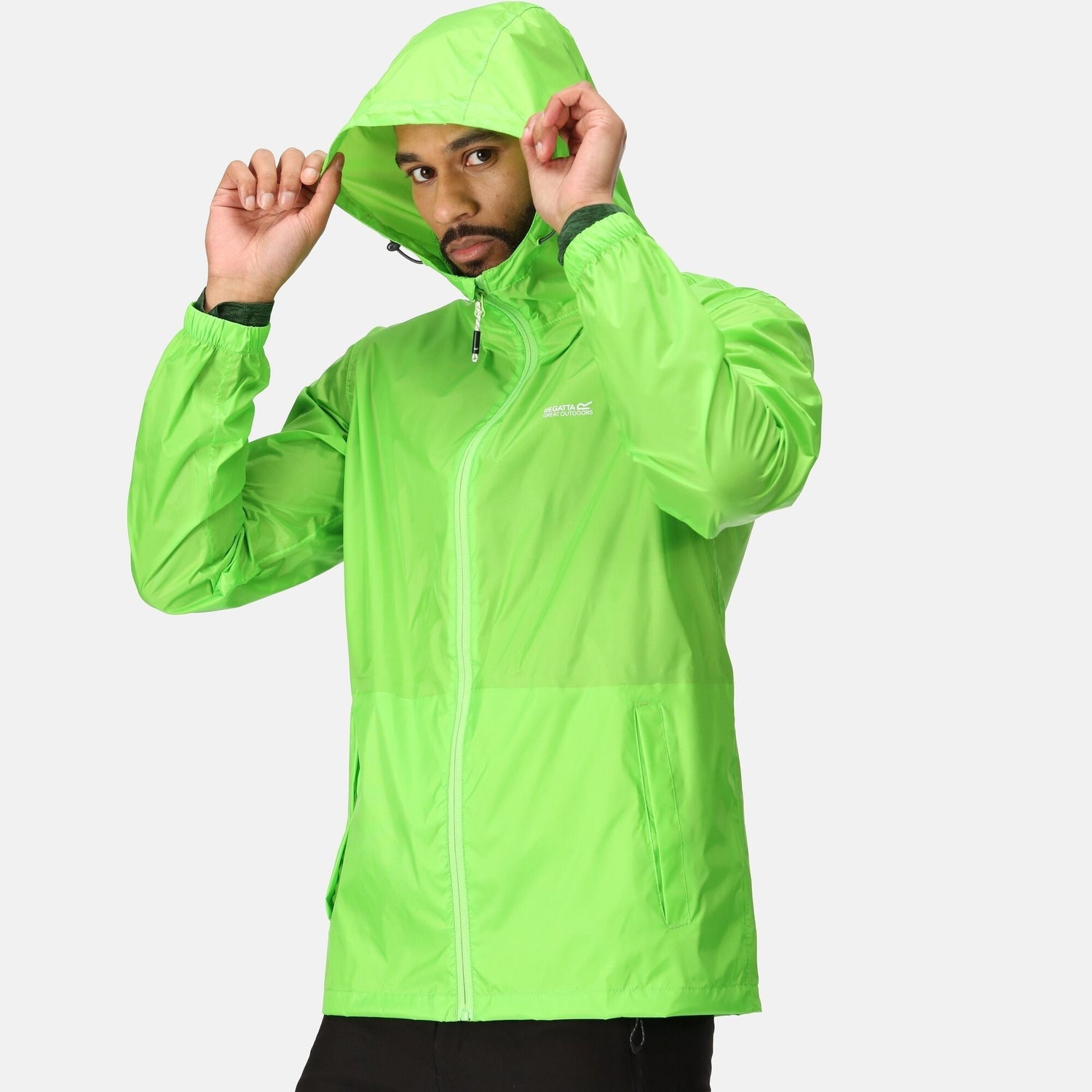 Regatta Mens Waterproof Pack It Jacket with Bag - Just £22.95! Shop now at Warwickshire Clothing. 